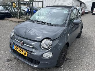 Vrakbiler auto Fiat 500C 1.2 Popstar Cabriolet 2016/4
