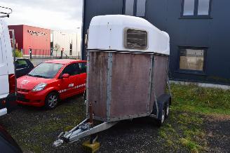 krockskadad bil aanhanger Böckmann  PAARDENTRAILER VOOR 2 PAARDEN ASS2 ABL 1993/7