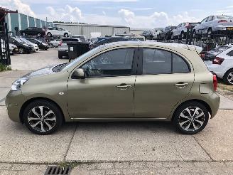 Schadeauto Nissan Micra 12i Automaat Pano, Navi, LM velgen 2015/9