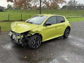 Voiture accidenté Peugeot 208 1.2 Puretech 100 GT 2024/1