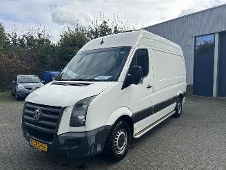 krockskadad bil bedrijf Volkswagen Crafter KOELWAGEN / FRIGO, 35 BESTEL L2 H2 100 KW AUT EURO5 2010/12