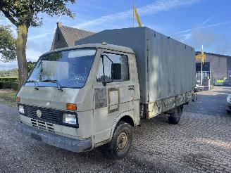dañado vehículos comerciales Volkswagen Lt 35 D OPEN LAADBAK / PICK-UP MET HUIF, EX BELGISCHE LEGER 1990/1