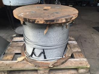 skadebil overig Overige  Staalkabel nieuw gegalvaniseerd op rol van 1100 meter 2018/1
