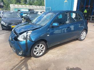 damaged passenger cars Nissan Micra Micra (K13) Hatchback 1.2 12V DIG-S 2014/10