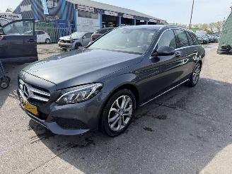 krockskadad bil auto Mercedes C-klasse 350e Hybrid 155KW Autom. Clima Navi Led Xenon Burmester 2015/12