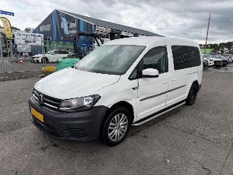 Schadeauto Volkswagen Caddy maxi 1.4 TGI 81KW Clima 5-Pers Rolstoelvervoer NAP 2018/4