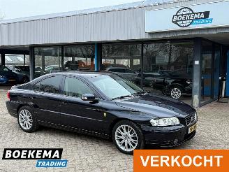krockskadad bil auto Volvo S-60 2.4 Drivers Ed Open-Dak Navigatie Leer Stoelverw. Cruise 2008/12