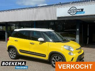 krockskadad bil auto Fiat 500L 0.9 TwinAir Navigatie Airco Cruise Control PDC 2014/7