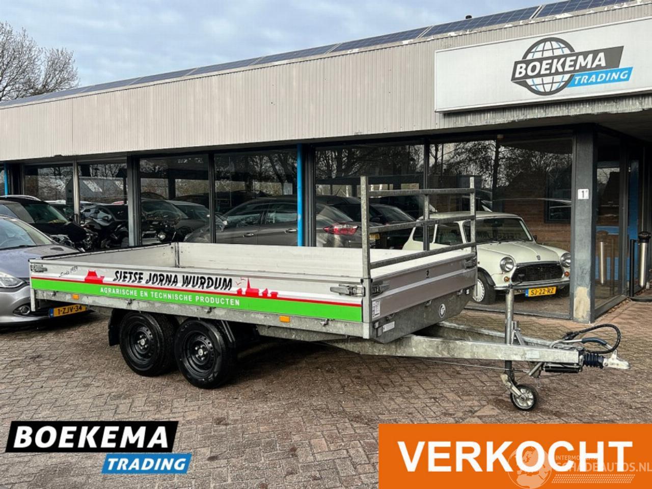 Hapert  Azure Plateauwagen Tandemas 3000KG