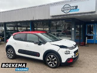 krockskadad bil auto Citroën C3 1.2 PureTech Shine Automaat Navigatie Cruise Climate 2018/12