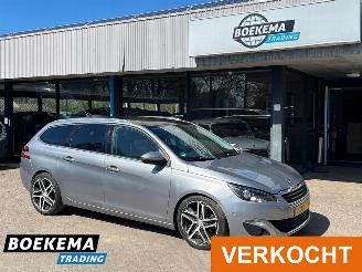 skadebil auto Peugeot 308 SW 2.0 BlueHDI Allure Automaat Navigatie Panorama 2014/11