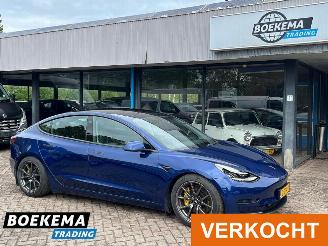krockskadad bil auto Tesla Model 3 Long Range RWD 75 kWh Panorama FSD-3 Stoelverwarming 360Camera 2019/12