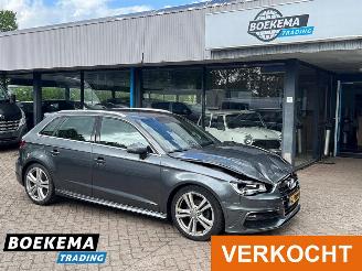 krockskadad bil auto Audi A3 Sportback 1.4 TFSI CoD S-Line Navigatie Cruise Climate PDC 2015/6