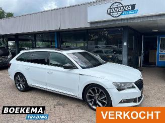 krockskadad bil auto Skoda Superb Combi 1.4 TSI Sportline DSG Panorama Memory Keyless Canton 2018/4