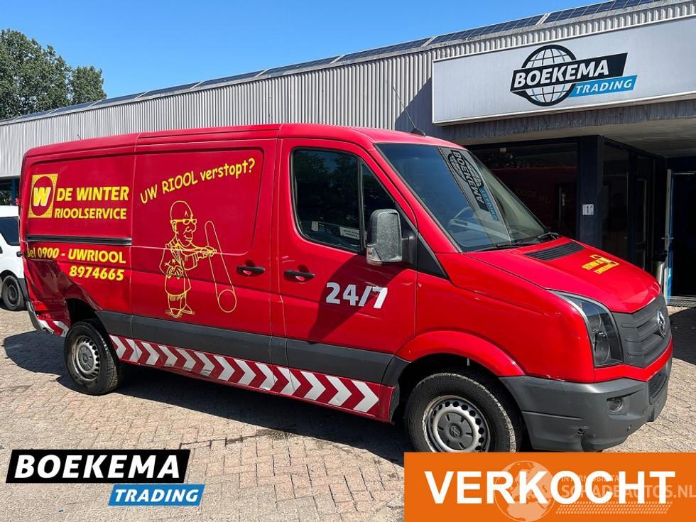 Volkswagen Crafter 35 2.0 TDI 140PK 2xSchuif Stoelverwarming Navi Clima