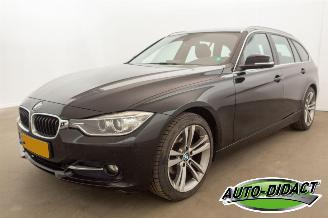 Unfallwagen BMW 3-serie 318d Automaat Clima Navi Leder Executive 2015/6