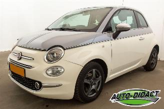Voiture accidenté Fiat 500 0.9 TwinAir Turbo Automaat Pano Collezione 2019/6