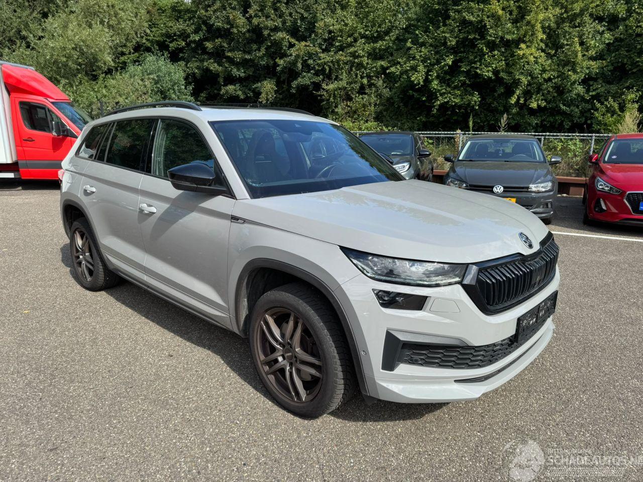 Skoda Kodiaq Sportline 2.0  4x4 WD 190pk Pano led kuipstoelen Leder