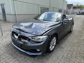 Voiture accidenté BMW 4-serie 420d AUTOMAAT CABRIO | LED | CAMERA | NECK HEATERS | FULL OPTIONS! 2014/8