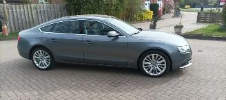 Audi A5 Sportback 2.0-TDI Automaat Navi Xenon Led Climatecontrol CruiseControl Stoelverwarming Lichtautomaat Regensensor pdc Control 18-inch audi velgen Afneembare trekhaak picture 2