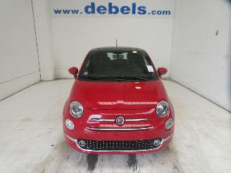 damaged passenger cars Fiat 500  2024/2
