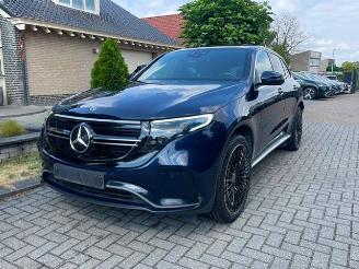 krockskadad bil auto Mercedes EQC 400 4MATIC AMG LINE LED NAVI 360 CAMERA 2023/12