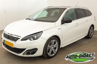 skadebil auto Peugeot 308 1.2 PureTech GT-line Pano Clima Navi Blue Lease 2017/4